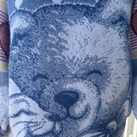 Teddy Bear Hoodie made from tapestry throw - Size Medium - Picture 3 of 8